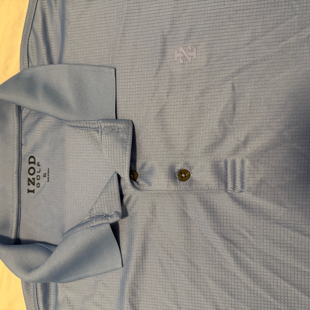 Izod Men’s Sky Blue Golf Polo Shirt